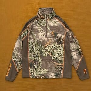Browning Hells Canyon Shirt Base Layer 1/4 Zip